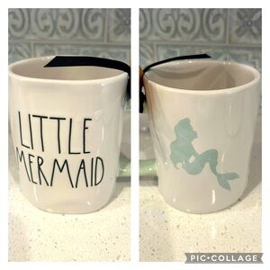 Rae Dunn SALE Disney Little Mermaid double sided Mug